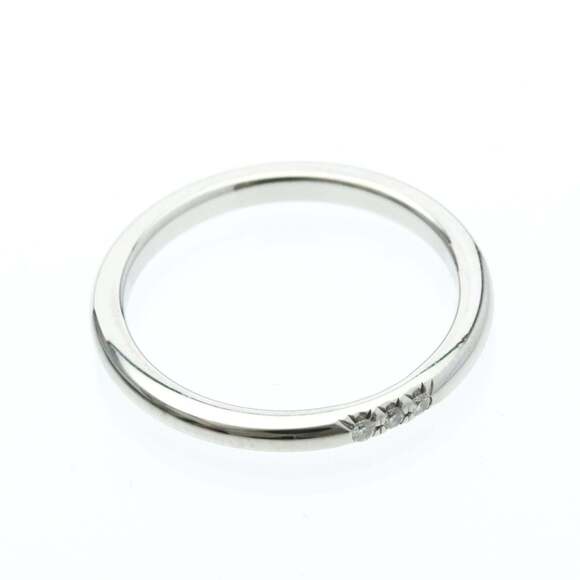 TIFFANY Silver Diamond Ring - Picture 9 of 9